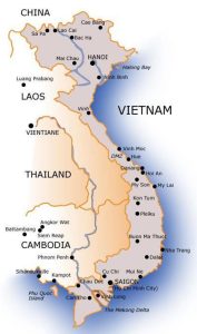 Map of Vietnam